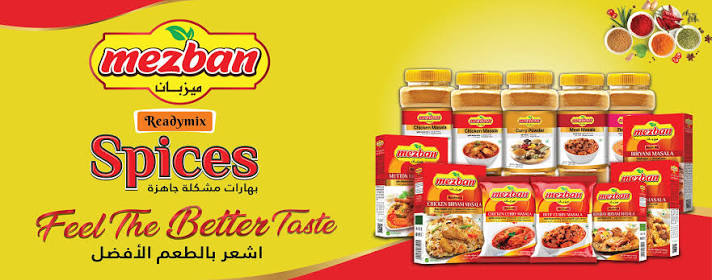 Mezban Foodstuff spices range